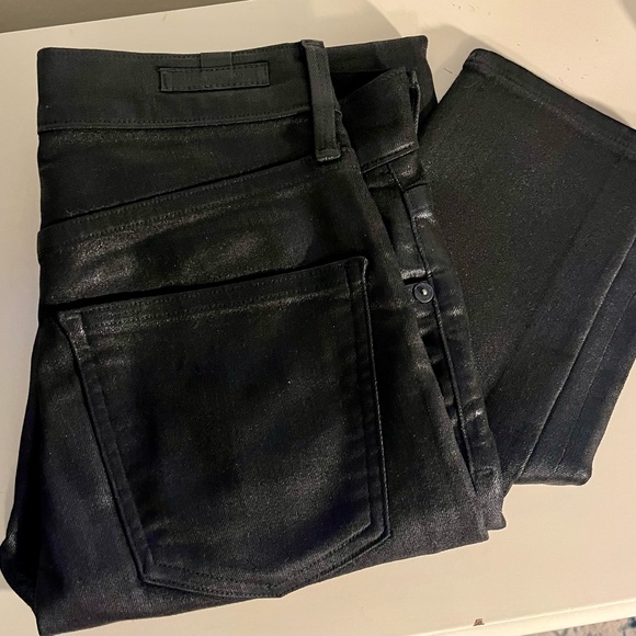 Citizens of Humanity ROCKET HIGH RISE SKINNY IN METERORITE LEATHERETTE - Picture 3 of 12